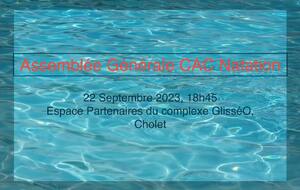 Assemblée Générale CAC Natation 