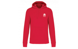 SWEAT-SHIRT à capuche rouge Homme/femme 
