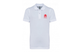 POLO rouge/blanc homme