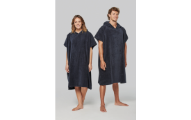 Poncho en éponge coton biologique 300g personnalisé