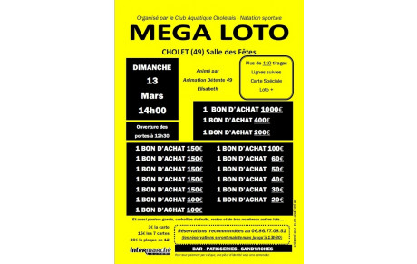 Méga loto du club